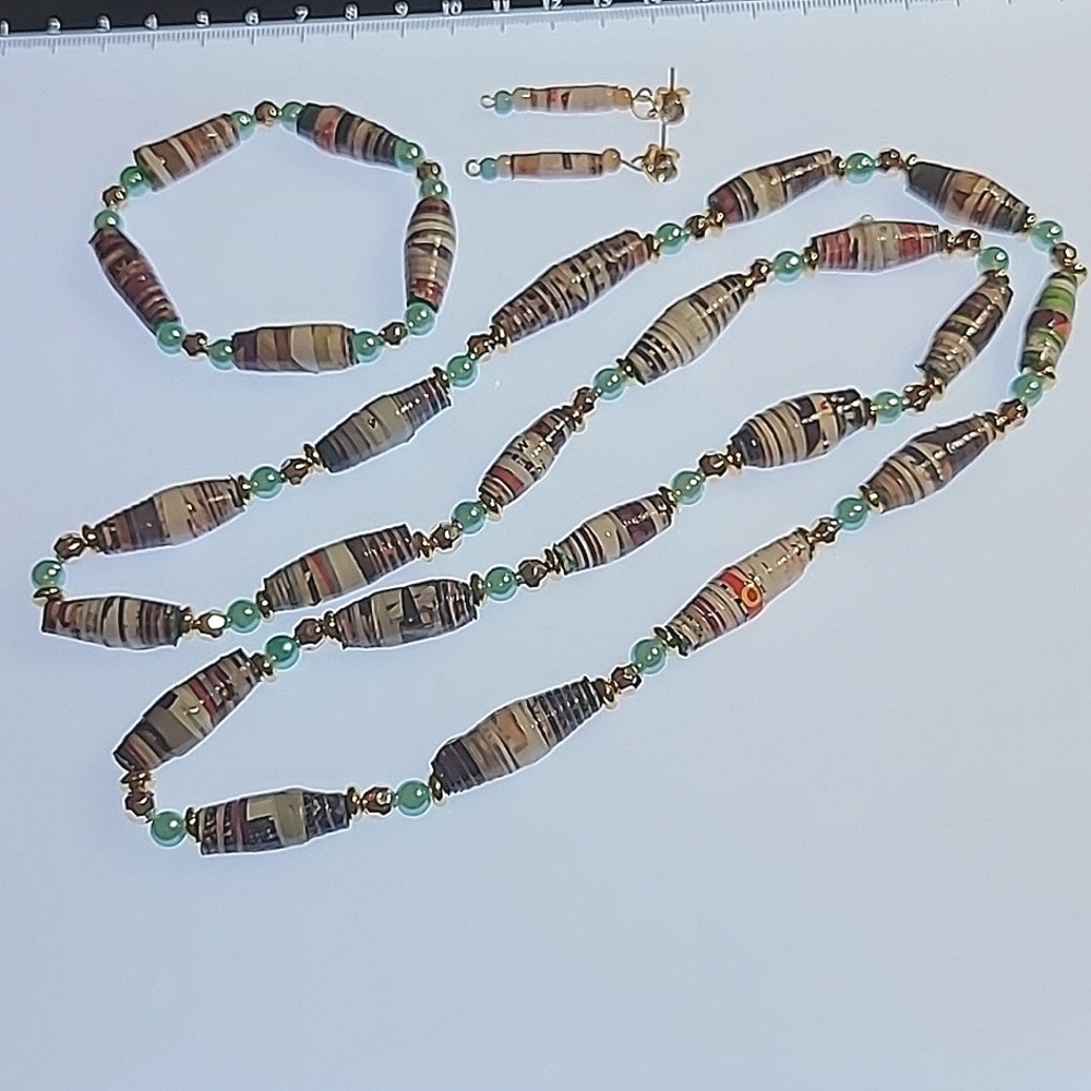 neckless, 14", brastet, 3", earrings, Hypogenic